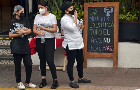 Marcha 8M en Xalapa.