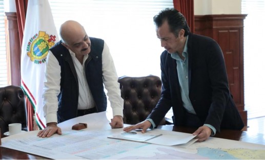 El Gobernador Cuitláhuac García y el alcalde de Xalapa, Ricardo Ahued, se reunieron este domingo para coordinar el plan de obra e infraestructura por la ciudad capital.