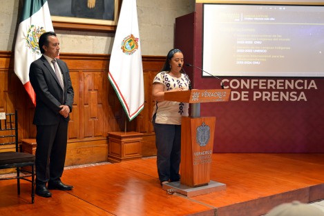  En conferencia del gobernador Cuitláhuac García Jiménez, la titular de la Secretaría de Turismo y Cultura (SECTUR), Xochitl Arbesú Lago, reiteró la invitación a Cumbre Tajín, cuya organización tiene listas más de 500 actividades culturales, artísticas y de aprendizaje en una comunidad viva y milenaria como es el Totonacapan, del 18 al 20 de marzo.

