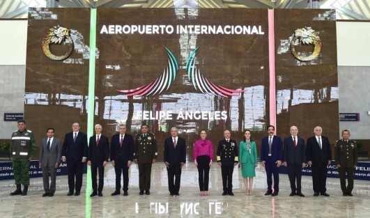 Este 21 de marzo, se realizó la ceremonia de entrega - recepción  e inicio de operaciones del Aeropuerto Internacional Felipe Ángeles.