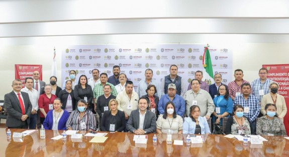  De acuerdo con el calendario establecido y derivado de sentencias favorables a los ayuntamientos, el Gobierno del Estado realizó un segundo pago por 157 millones de pesos a 17 de ellos.