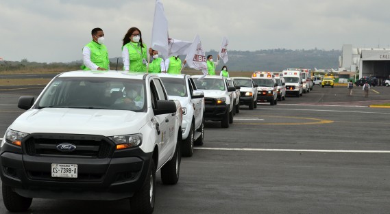 Más de 12 mil elementos de los tres órdenes de gobierno toman parte en el Operativo Disfruta tus Vacaciones Seguras 2022,  para lo cual el gobernador Cuitláhuac García Jiménez dio el banderazo de salida desde el aeropuerto Nacional El Lencero.