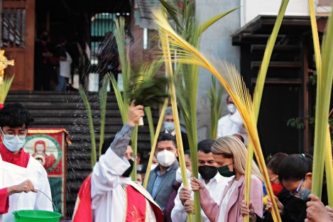 Domingo de Ramos en Xalapa.