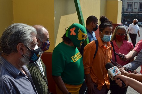 El Ecologista Universal inició el vía crucis y este año. El tema este año es denunciar la operación de las empresas mineras en los territorios de los municipios de Actopan y Alto Lucero.
