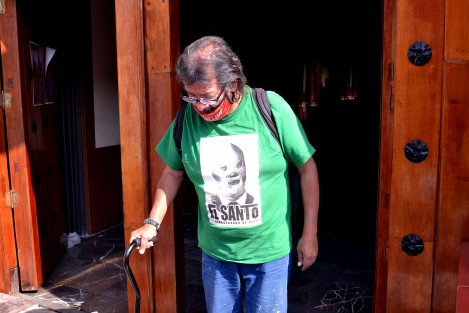 Otros luchadores sociales se vieron en apoyo a El Ecologista Universal. 