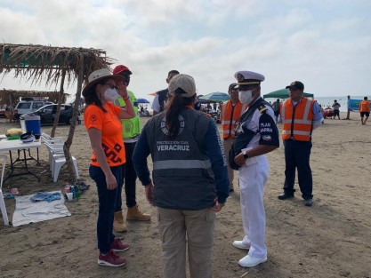Durante estos días las fuerzas de tareas federales y estatales junto a los municipios se coordinan en el operativo para que esta Semana Santa la población veracruzana y los turistas que visitan nuestro estado reciban apoyo y atención durante este periodo. 