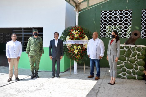 Al encabezar la ceremonia por el 175 aniversario de la Batalla de Cerro Gordo, el gobernador Cuitláhuac García Jiménez anunció el proyecto de erigir una bandera monumental en esta localidad, para que la gente recuerde el hecho histórico donde, en 1847, el Ejército mexicano defendió la soberanía combatiendo a las fuerzas estadounidenses. 