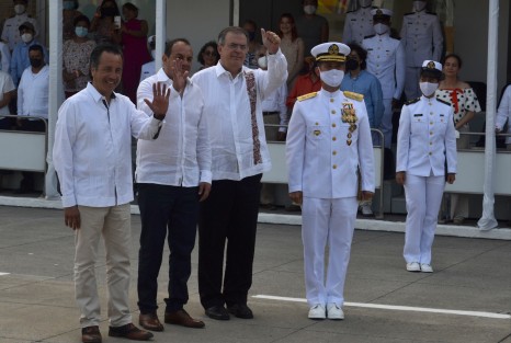 Asistieron los presidentes de las mesas directivas de la Cámara de Senadores, Olga Sánchez Cordero, y de la Cámara de Diputados, Sergio Gutiérrez Luna; los secretarios de Gobernación, Adán Augusto López Hernández; de Seguridad y Protección Ciudadana, Rosa Icela Rodríguez Velázquez, y de Relaciones Exteriores, Marcelo Ebrard Casaubón, así como el gobernador de Morelos, Cuauhtémoc Blanco Bravo.