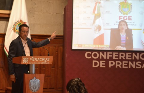El mandatario Estatal  Cuitláhuac García, dijo que se seguirán castigando a quienes lastimen a las mujeres y mostró un vídeo donde la Fiscal general dio ejemplo de hombres castigados por este motivo.