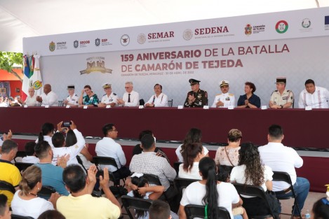 El cónsul francés Marc Peltot, señaló que este homenaje es una expresión tangible de la memoria de los hombres que logaron ese día una batalla épica y es signo tangible de la relación franco-mexicana que la convierte en socios y amigos. Hoy podemos alegrarnos de poder conmemorar juntos este acontecimiento en este bello estado de Veracruz.