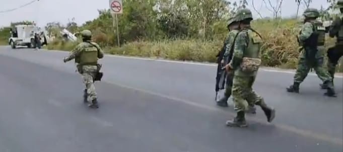Elementos de la SSP se enfrentaron a presuntos delincuentes quienes trataron de secuestrar a producto de cítricos en Martínez de la Torre, Ver..