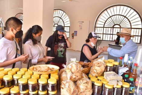 En la Casa de Cultura de Coatepec se llevó a cabo el Festival de las Abejas, como parte de las actividades que el IVEC organizó para  este fin de semana.  