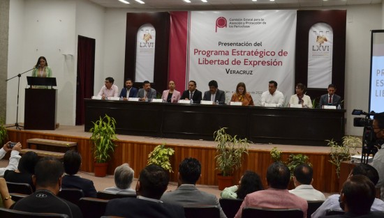 Con la participación de alcaldes, diputados locales y autoridades de CEAPP presentaron el Programa Estratégico de Libertad de Expresión.  