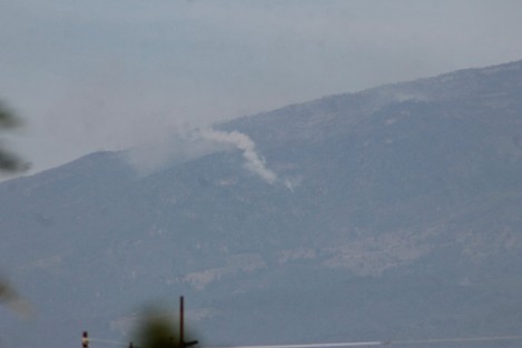 Desde Xalapa son visibles los incendios en el Cofre de Perote. Este se apreciaba la mañana de este 27 de mayo. 
