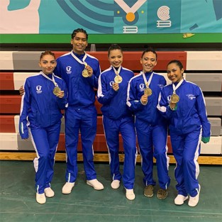 El equipo de Halcones de la Universidad Veracruzana (UV) suma dos medallas de oro en Gimnasia Aeróbica durante su participación en la Universiada Nacional 2022, que tiene como sede a la Universidad Autónoma de Ciudad Juárez, Chihuahua. 
