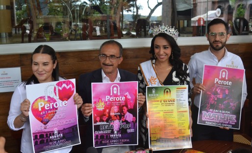 El alcalde Delfino Ortega invitó a la Feria de Perote del 17 al 20 de junio para celebrar el 497 aniversario de su fundación, habrá diversas actividades culturales. 