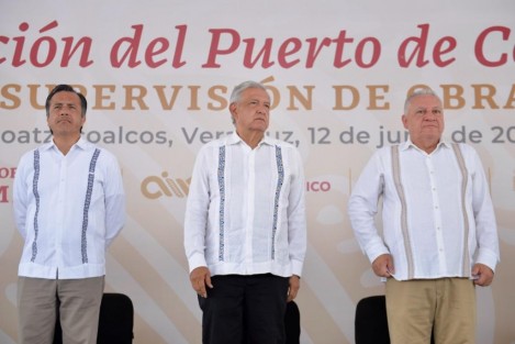 El presidente de la República, Andrés Manuel López Obrador, encabezó la supervisión de obra de modernización del Puerto de Coatzacoalcos, ahí destacó el avance que se ha tenido en materia ferroviaria y la importancia que tendrá el proyecto del Corredor Interoceánico del Istmo de Tehuantepec (CIIT) para el sureste mexicano.
