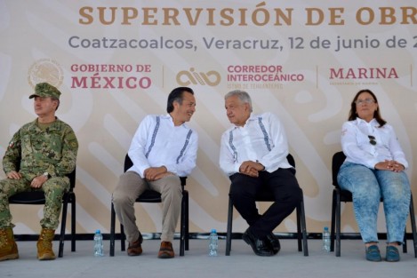 El presidente de la República, Andrés Manuel López Obrador, encabezó la supervisión de obra de modernización del Puerto de Coatzacoalcos, ahí destacó el avance que se ha tenido en materia ferroviaria y la importancia que tendrá el proyecto del Corredor Interoceánico del Istmo de Tehuantepec (CIIT) para el sureste mexicano.