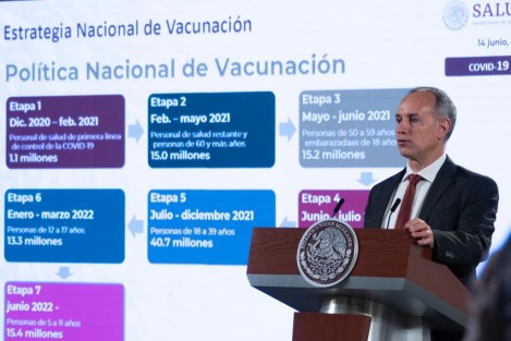 Esta mañana el subsecretario de Prevención y Promoción de la Salud, Hugo López-Gatell, informó que a partir del jueves 16 de junio iniciará el registro para vacunación antiCOVID, al sector de 5 a 11 años.