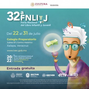 Más de 200 actividades te esperan del 22 al 31 de julio en la Feria Nacional del Libro Infantil y Juvenil, Xalapa 2022. 