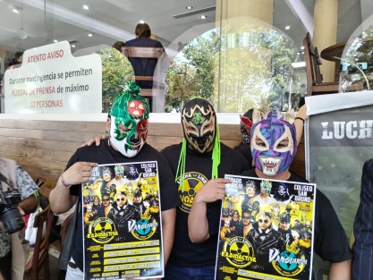 Ésta es una función con causa, a beneficio del equipo de lucha olímpica Leones Radioactivos de San Bruno, que recientemente tuvieron una efectiva participación en los Juegos Nacionales Conade, bajo la tutela de los entrenadores Paulino Martínez y Gabriel Luna.
