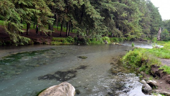 En  Altotonga, Ver., la gente puede recorrer el rio Pancho Poza donde puede pasear y disfrutar con la familia.