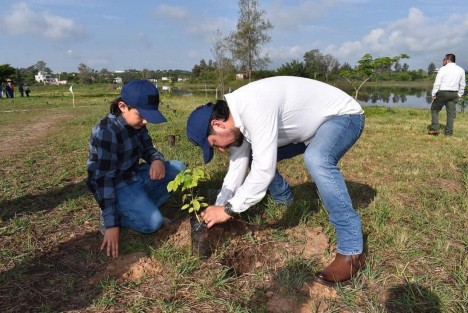 Este domingo,  titulares de las dependencias así como sus equipos se sumaron  a la Jornada Estatal De Reforestación, en la que también participaron miembros de la SEDENA, GN y pobladores de todos los municipios donde se desarrolló la actividad.
