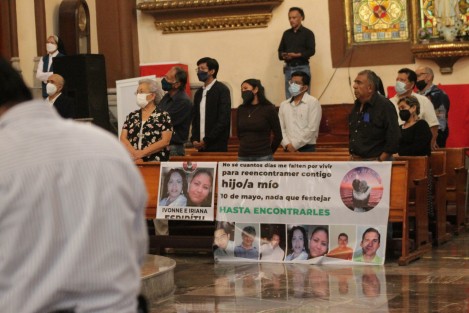 En continuación al llamado de la Conferencia Episcopal Mexicana para pedir en este mes de julio por la paz en el país, este domingo en las iglesias se pidió por desaparecidos y personas que han perdido la vida a causa de la violencia.