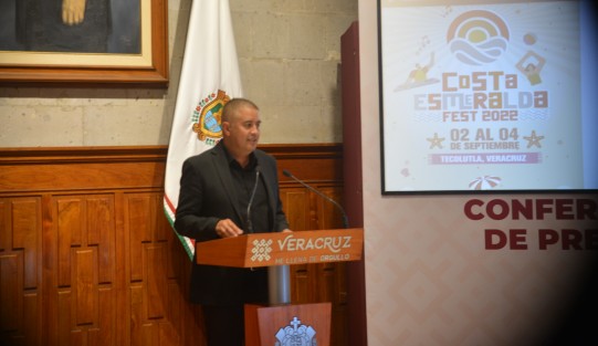 El Costa Esmeralda Fest en Tecolutla tendrá lugar del 2 al 4 de septiembre, y en esta edición se espera superar los resultados de 2019, cuando se logró una ocupación hotelera del 78 por ciento, una derrama económica de 3 millones de pesos y una afluencia de 17 mil asistentes.

