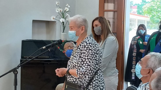 En el evento en el que estuvo presente la esposa del Maestro, señora  Lupita Ruiz , así como varios de quienes fueron parte  en su momento de la emblemática agrupación, quienes evocaron recuerdos de Rizo Báez.
