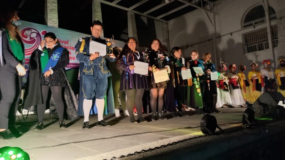 Con la participación de las Tunas invitadas en un concierto en el Foro Abierto de la Casa del Lago UV, concluyó el 9° Festival Internacional de Tunas Femeninas Xalapa 2022. Se les entregaron reconocimientos. 