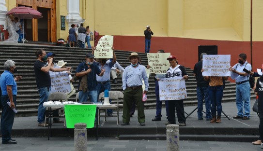 Cafeticultores pidieron la intervención de las autoridades estatales y federales para solucionar la problemática, ya que es necesario renovar los cafetales, indico el asesor de la Coordinación de Organizaciones Cafetaleras, Fernando Celis Callejas.