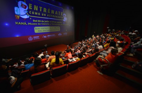 En la sala Lakawanan del Museo Kaná, de la ciudad de Xalapa se realizó la clausura Curso de Verano Entrénate como un Astronauta.