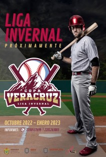  La tradición del béisbol continúa en Veracruz; debido al éxito de la Copa estatal celebrada en marzo y abril, llegará la Liga Invernal a partir del 22 de octubre con 16 equipos en cuatro sedes. 