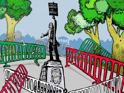 Con ecos del pasado conservador de distancia, inician las fiestas patrias en Xalapa, Veracruz. 