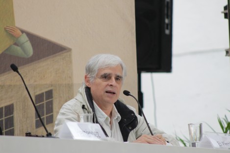 Como parte de la FILU 2022, este domingo se realizó el Encuentro de Moneros, con la participación de Rapé, Hernández y El Fisgón, con la moderación de Tere Chaires. 