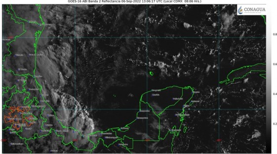 Sistemas meteorológicos y su previsión: se espera que la persistente vaguada ubicada sobre el oeste del Golfo de México, continúe en esta zona, combinándose con la divergencia del viento, ahora de una dorsal en altura, manteniendo las condiciones meteorológicas favorables para lluvias y tormentas en el estado de Veracruz con acumulados esperados de acuerdo al siguiente pronóstico para los próximos 4 días: