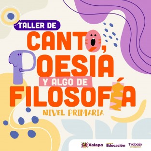 La Dirección de Educación Municipal invita a todos los padres de familia y/o docentes de nivel primaria a inscribir a su escuela en el taller Canto, Poesía y algo de Filosofía, que será impartido en las Bibliotecas Municipales.
