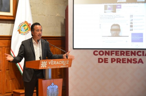 Cuitláhuac García Jiménez, Gobernador del estado de Veracruz, reconoció que en el estado aún operan carteles del crimen organizado que pertenecen a los Zetas y al Cártel Jalisco Nueva Generación.