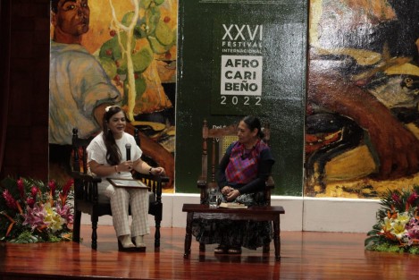 Dentro del XXVI Festival Afrocaribeño Veracruz, IVEC entregó un reconocimiento a Raquel Torres Cerdán, quien impartió la conferencia Comidas de los afrodescendientes en Veracruz, por su trabajo en la salvaguarda y difusión de la gastronomía indígena en el estado de Veracruz. 