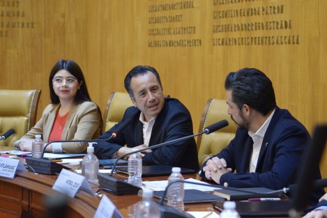 Veracruz respalda la política del Presidente de la República para restituir lo saqueado por administraciones anteriores y garantizar la atención al sector laboral del país, afirmó García Jiménez. 