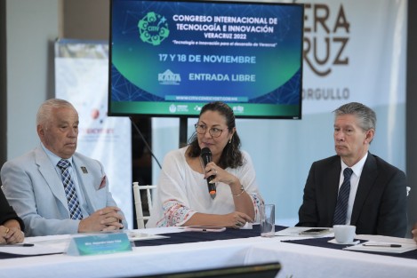 El Consejo Veracruzano de Investigación Científica y Desarrollo Tecnológico (COVEICYDET) presentó el primer Congreso Internacional de Tecnología e Innovación Veracruz 2022, a realizarse el 17 y 18 de noviembre, las instalaciones del Museo Kaná.  