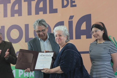 Durante la inauguración de la  Semana Estatal de Ciencia y Tecnología se hizo entrega de reconocimientos a las y los ganadores del Premio Estatal de Ciencia y Tecnología 2022.