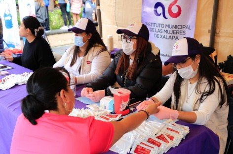 Con servicios de mastografía y consultas médicas gratuitas en el Parque Juárez de la ciudad capital del Estado, este miércoles la Secretaría de Salud y Servicios de Salud de Veracruz conmemoró el Día Internacional de Lucha contra el Cáncer de Mama. 