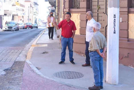 El Edil constató que los materiales y especificaciones técnicas del proyecto cumplen con los estándares de calidad que esta obra requiere.