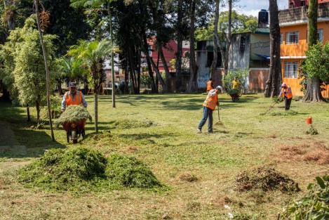 En atención a diversas solicitudes ciudadanas, personal de la Dirección de Medio Ambiente del Ayuntamiento, en coordinación con vecinas y vecinos de distintos puntos del municipio, llevó a cabo la edición número 44 del Programa jornadas comunitarias en espacios como la Laguna de Casa Blanca y el parque El kiosko, en la colonia Ferrocarrilera. 