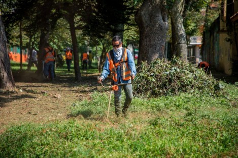 También se visitaron áreas verdes ubicadas en las colonias Herón Proal y Unidad Magisterial, donde se realizaron trabajos de limpieza, siembra y mantenimiento. Con este tipo de acciones, el Gobierno Municipal brinda respuesta a peticiones de la población relacionadas con reforestaciones, educación ambiental, salud pública y la recuperación de espacios públicos.