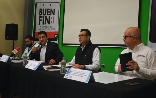 Empresarios y el SAT anunciaron estar listos para El Buen Fin. Dijeron  que sortearán millones de pesos a consumidores que compren 250 pesos o más en establecimientos oficiales.