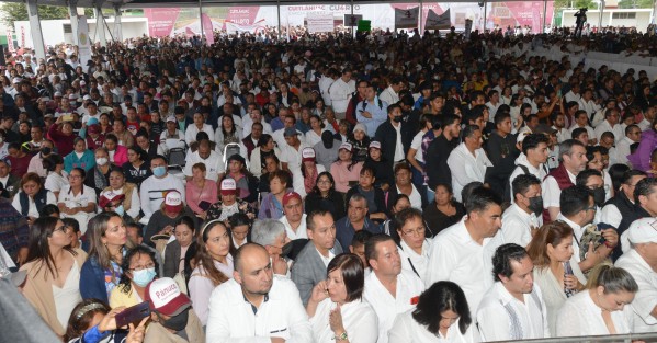 Miles de simpatizantes de varios municipios del norte de la entidad, se dieron cita para escuchar el cuarto informe del gobernador Cuitláhuac García Jiménez.