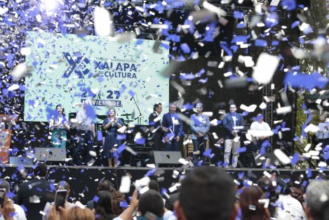 Con la declaratoria inaugural por parte del gobernador Cuitláhuac García Jiménez arrancó el Festival Internacional Xalapa y su Cultura. 